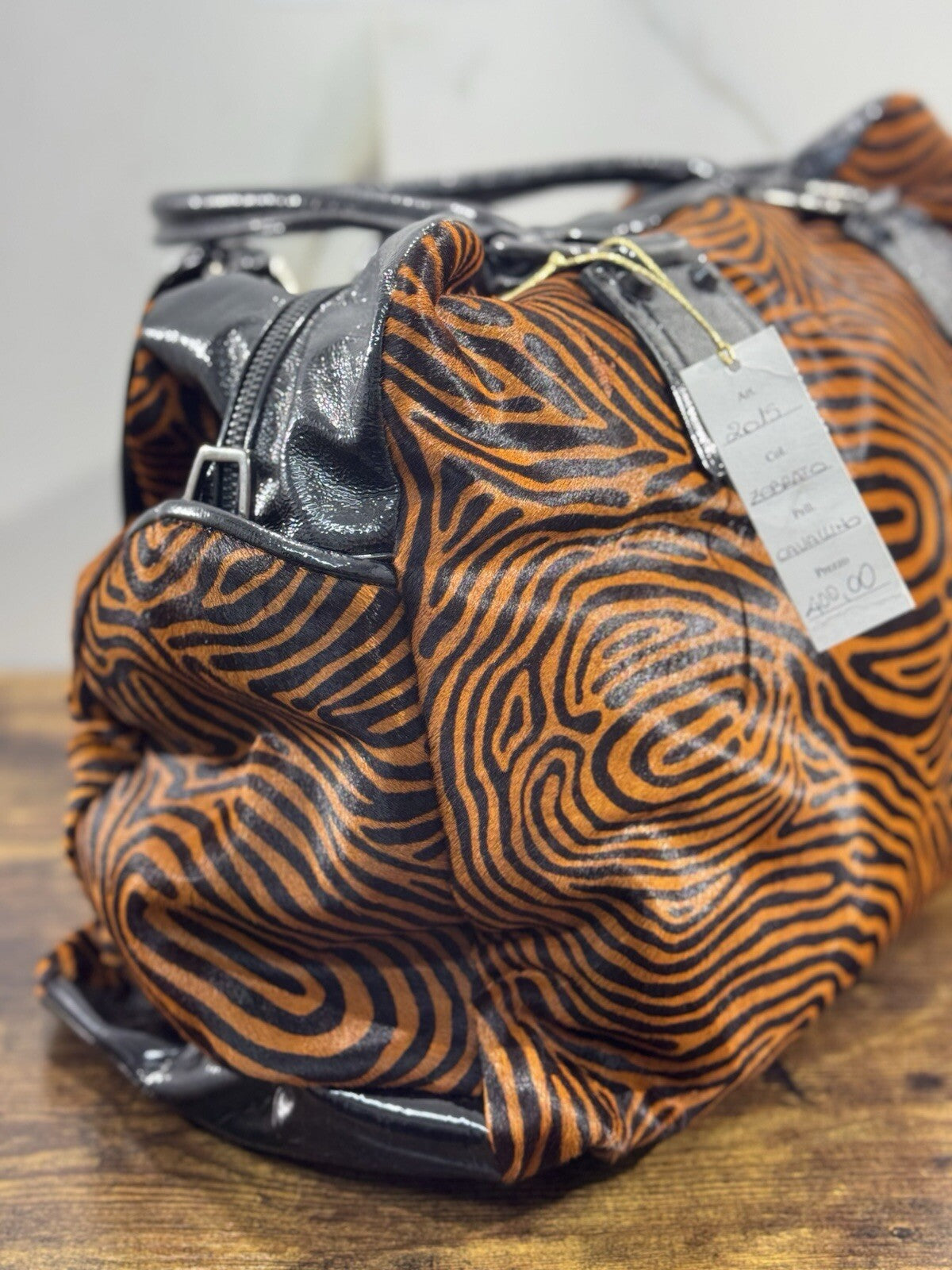 Bruno Amaranti Borsa Maxi Donna In Vero Pony  Luxury Craftmanship Bag  Tracolla