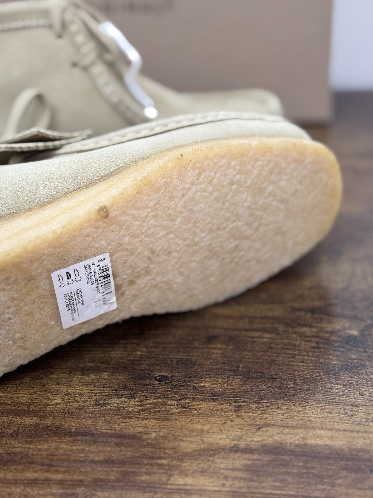 Clarks Wallabee Boot  Icon Suede Paple   Casual Uomo 41.5