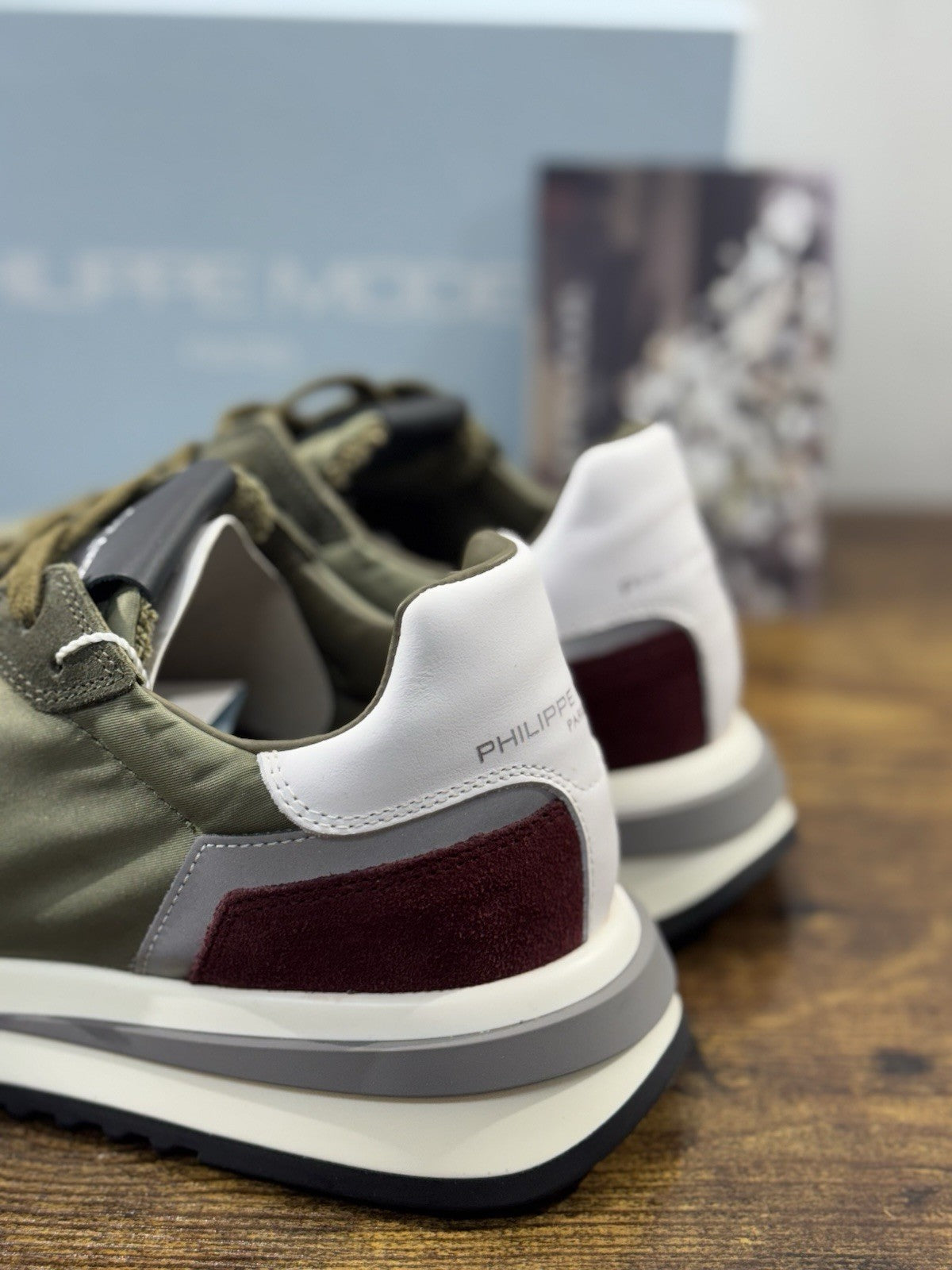 Philippe Model Sneaker Uomo Antibes Suede Verdone  41
