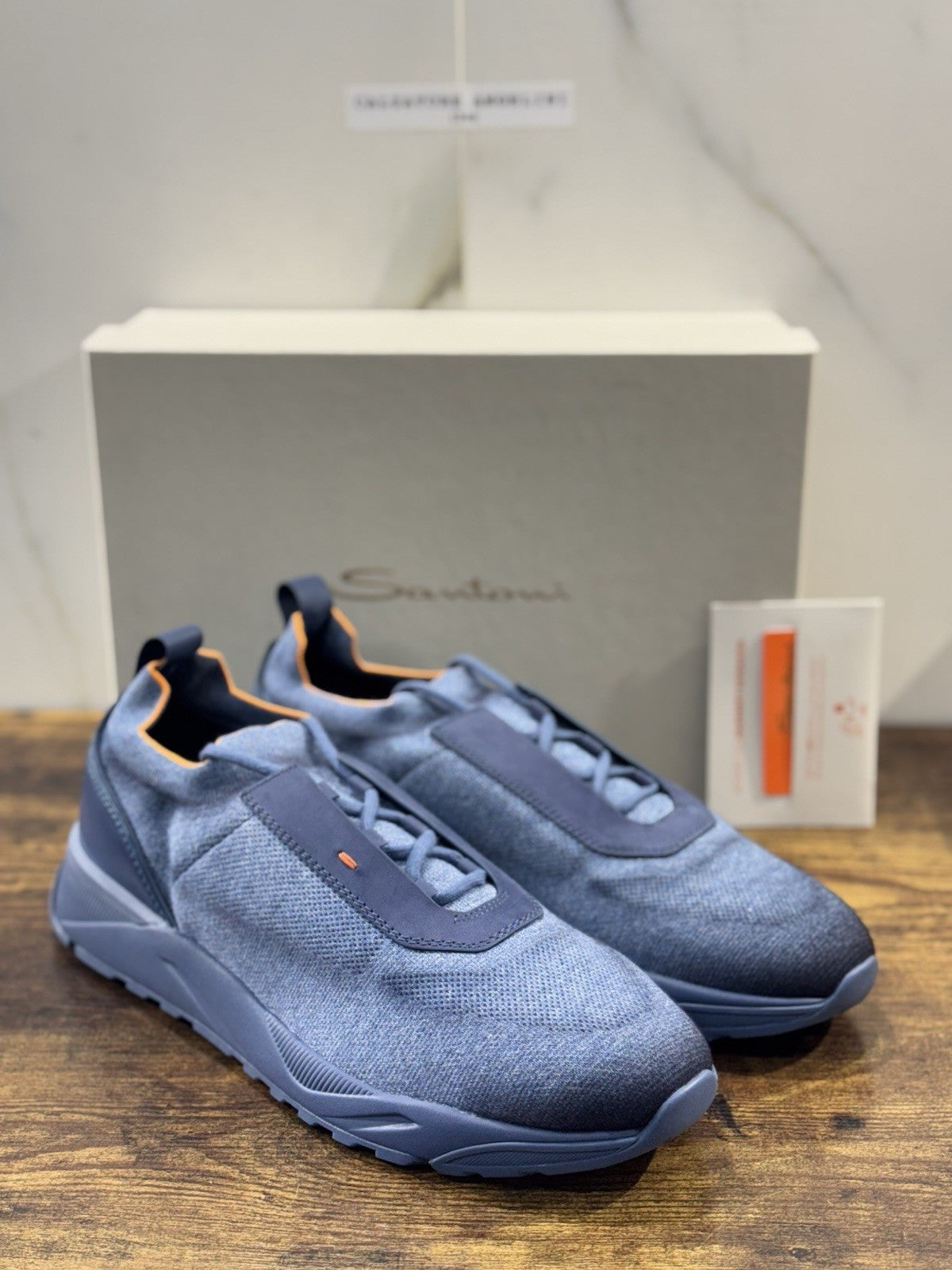 Santoni Sneaker Innova Pelle E Tessuto  Casual Luxury Santoni Scarpe Uomo 45