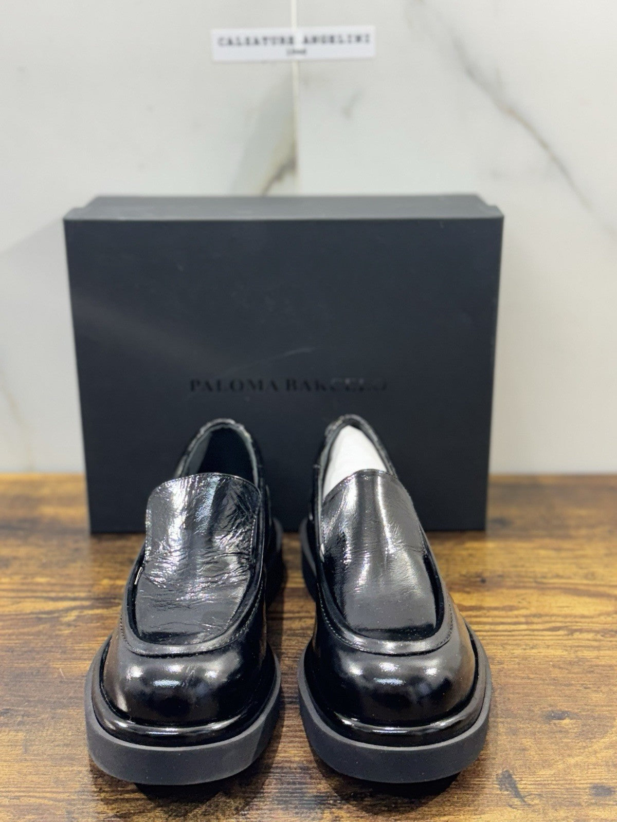 Paloma Barcelo’ Mocassino    Pelle Nera    Casual Loafer 41