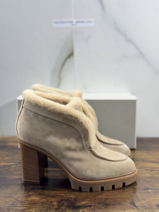 Santoni Tronchetto  Donna Pelle Suede   Casual Luxury Boot Woman Santoni 38.5