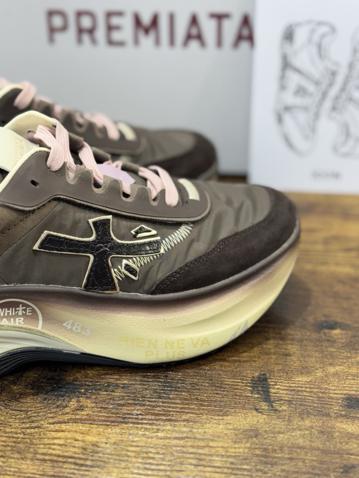 Premiata Sneaker Hill Marrone Casual Premiata Scarpa Donna 36