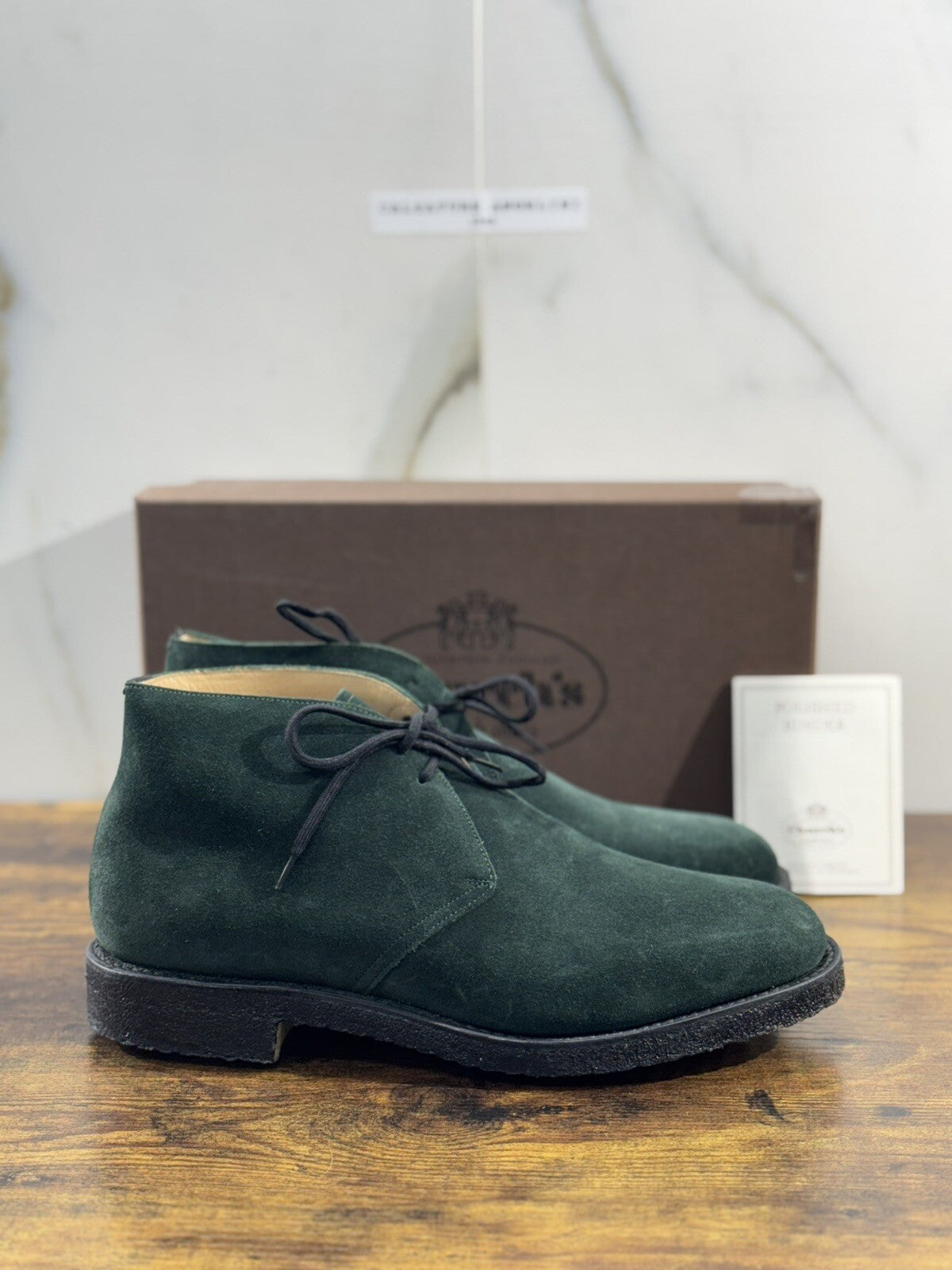Church’s Stivale chukka Church's Ryder 81 in camoscio Forest Green Luxury 42