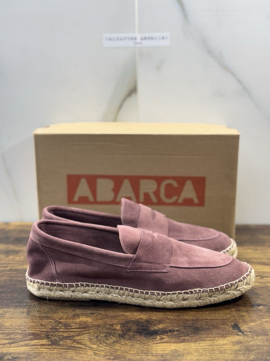 Abarca Espadrilles Suede Morado Casual Uomo 45