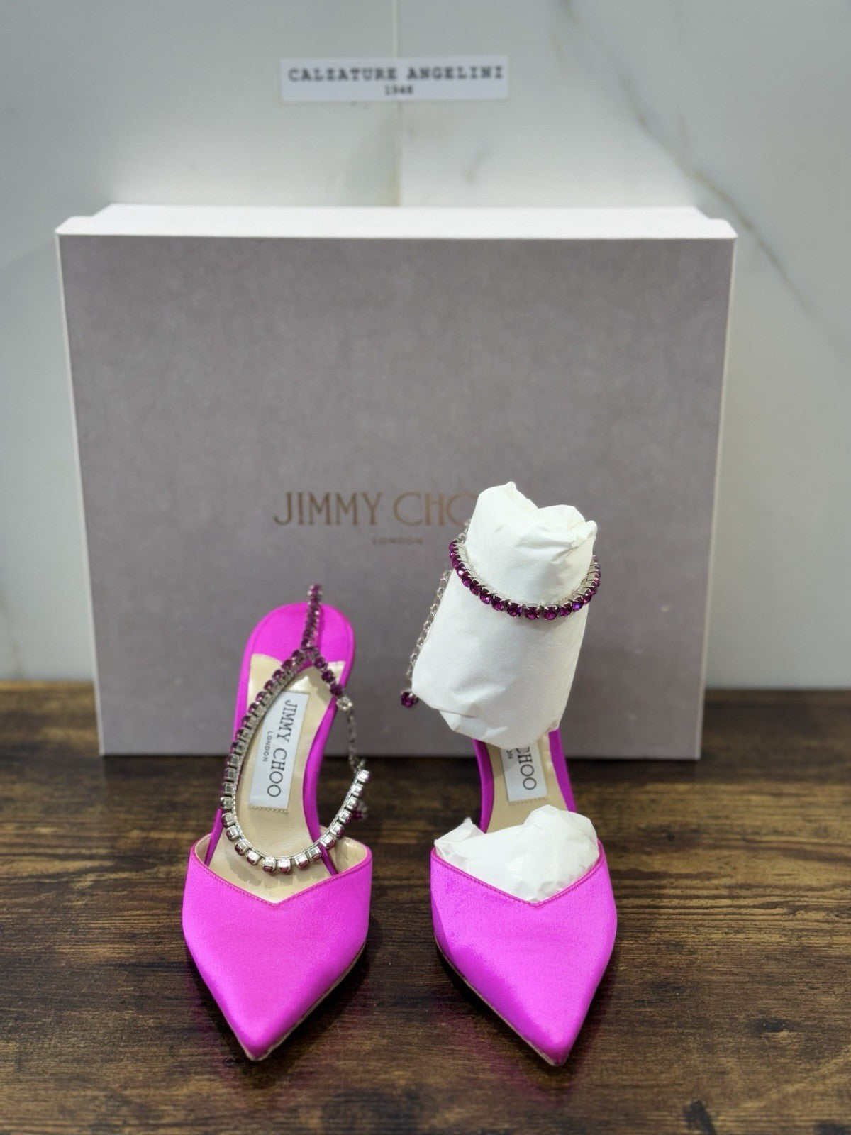 Jimmy Choo Saeda 105 Sandalo Luxury Jimmy Choo Scarpa Donna 37
