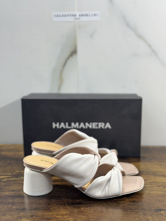 Halmanera Sandalo donna in pelle Naturale luxury sandal Con Tacco 37