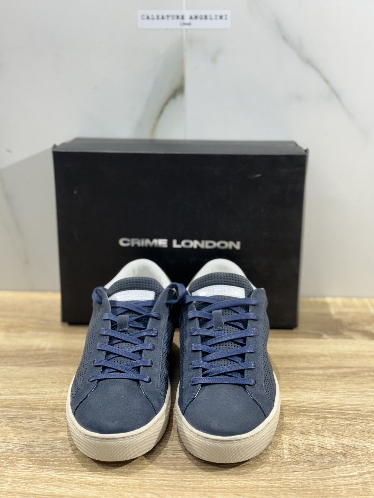 Crime London Sneaker Uomo Low Top Essential      Pelle  Casual Men Shoes 41