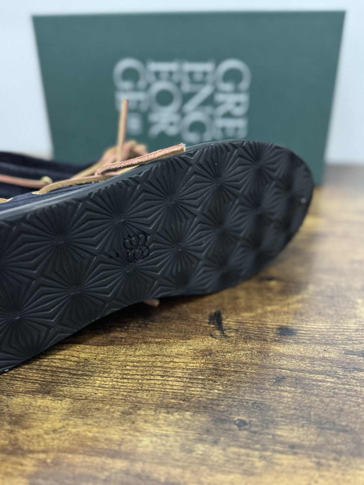 Green George Mocassino Barca Suede Blu Handmade In Italy Uomo 44