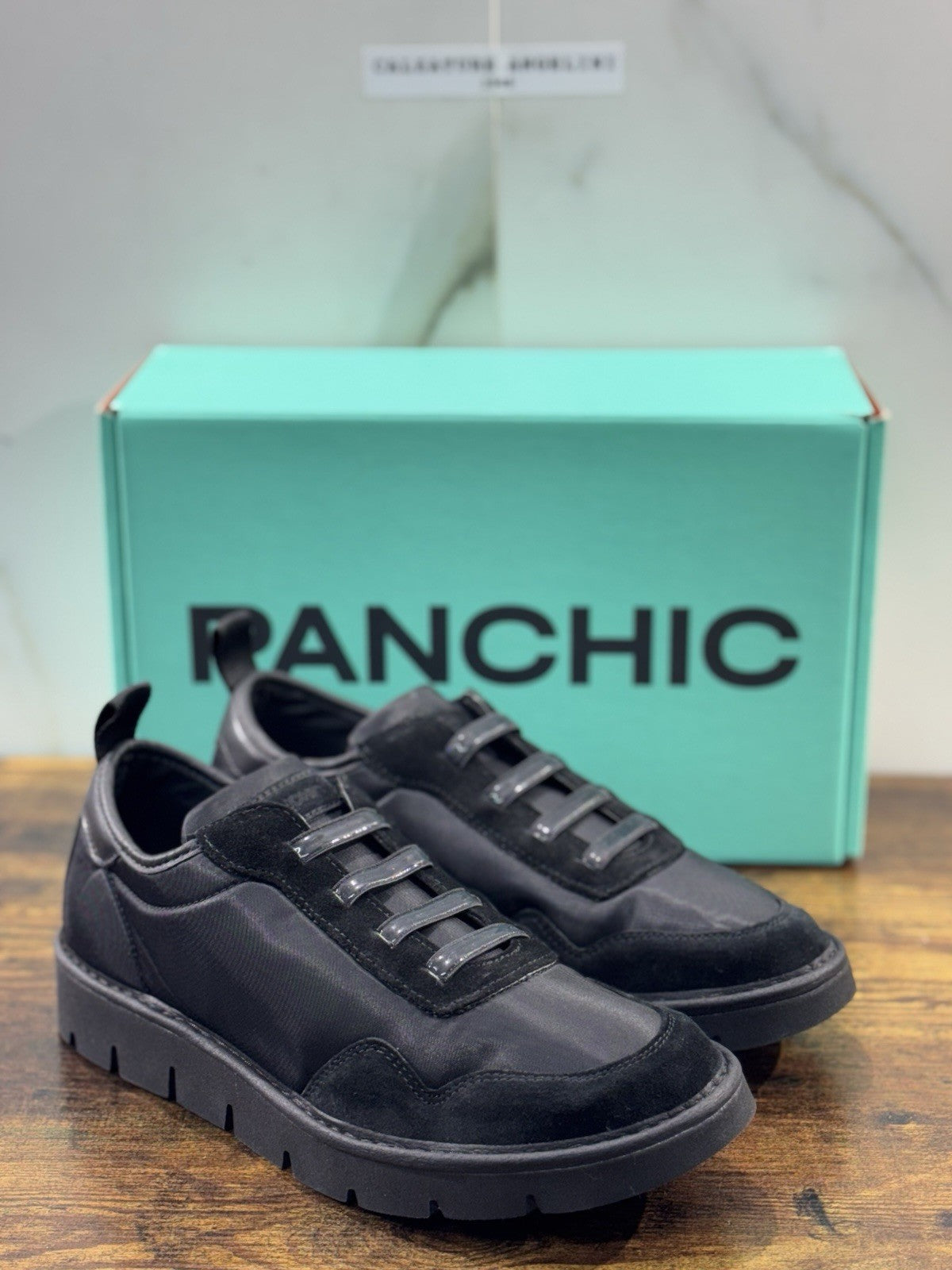 Panchic Slip On  Sneaker  Donna  Suede Black  Causal Shoes   Panchic 41