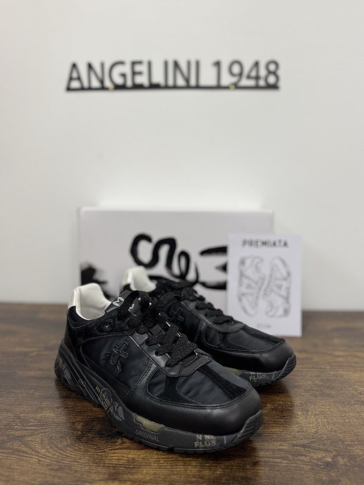 Premiata Mase Sneaker Pelle Nero Cavallino  Casual Premiata Donna 41