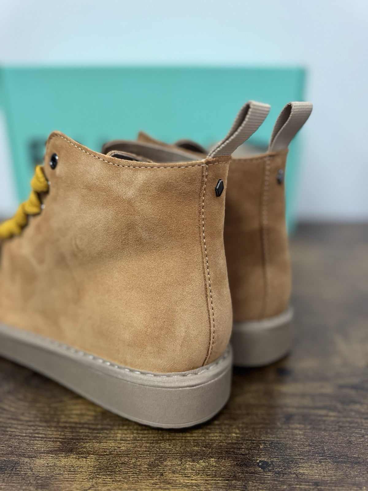 Panchic Ankle Boot Suede Brown Sugar Casual Boot Uomo 42