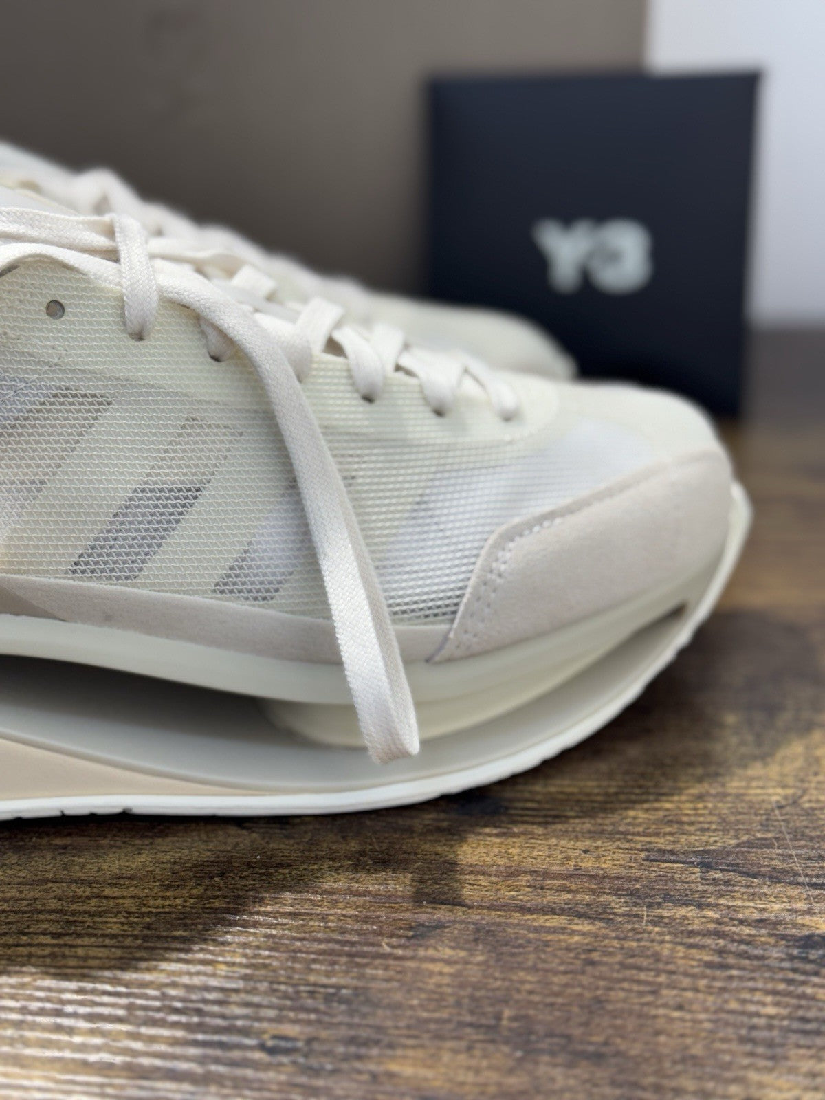 Y-3 S Gendo Run   Casual Luxury Yohji Yamamoto Beige  Uomo 40