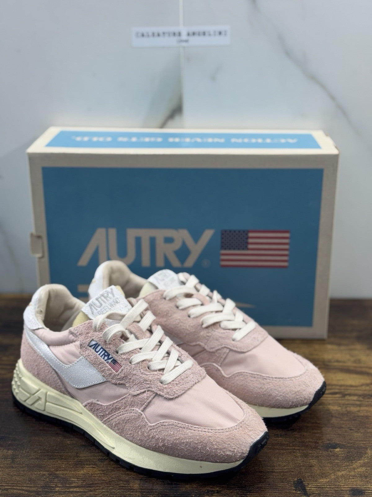 Autry Reelwind  Low Sneaker Suede Pink   Casual Autry Donna 40