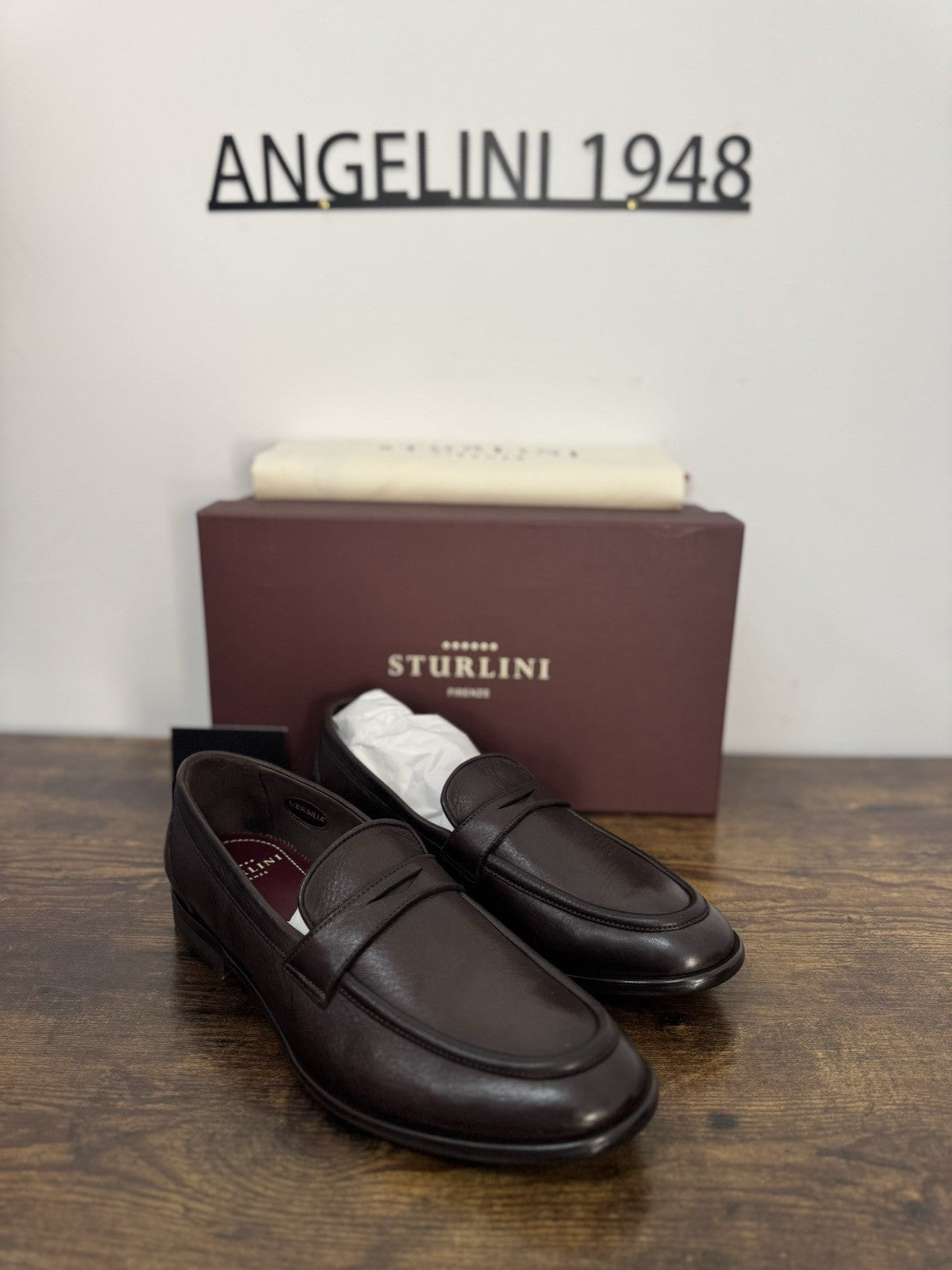 Sturlini  Mocassino Pelle Cervo Ultra Flex     Luxury Scarpa Uomo 42.5