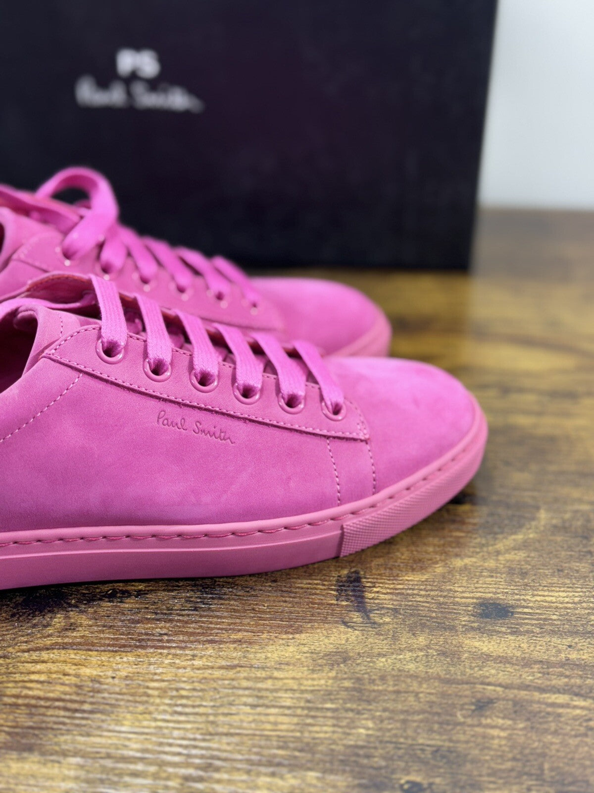 Paul Smith Sneaker Donna  Pelle  Pink    Casual Luxury Woman Shoes 35