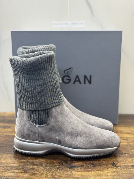 Hogan Interactive Stivaletto Lana Suede Grigio         Casual Hogan Donna 40