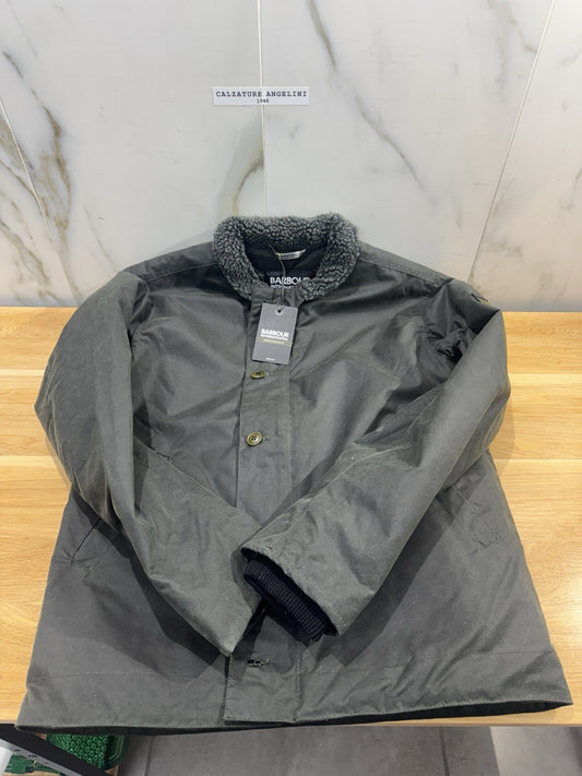 Barbour International MAYBURN WAXED JACKET Sage Casual Uomo S
