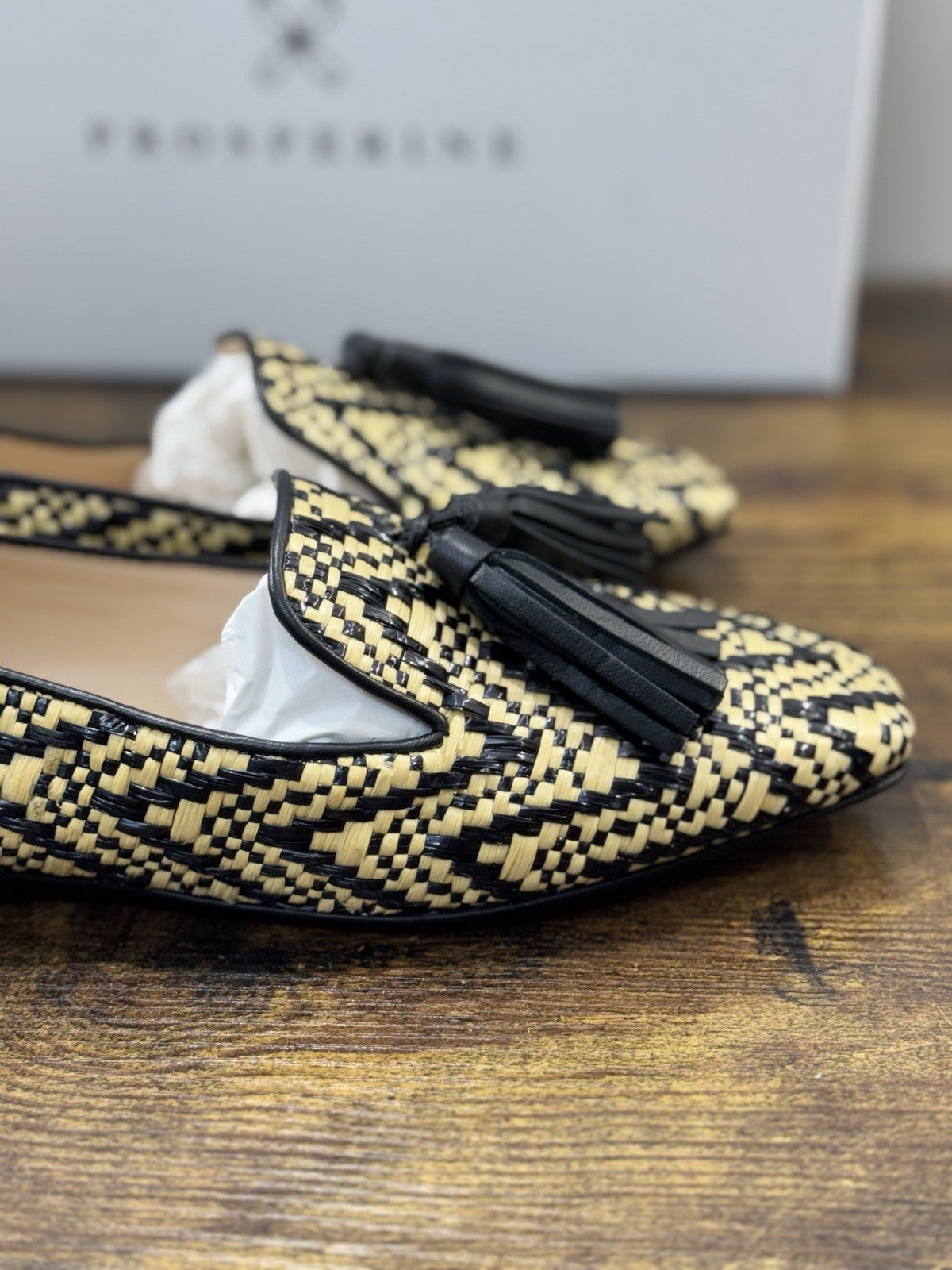 Prosperine Ballerina  Pelle Nero Beige Con Tacco Causal Donna 37.5