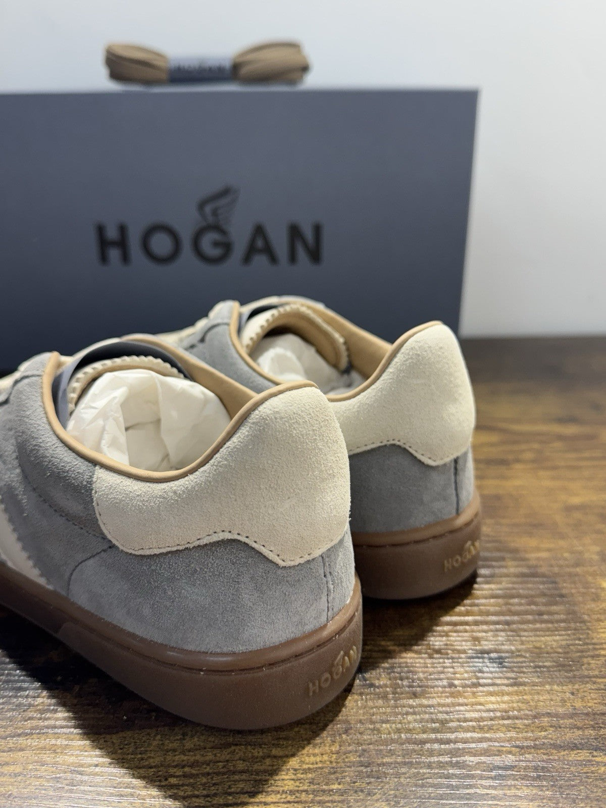 Hogan Cool Sneaker Suede Grey Ivory  Casual Hogan Donna 36