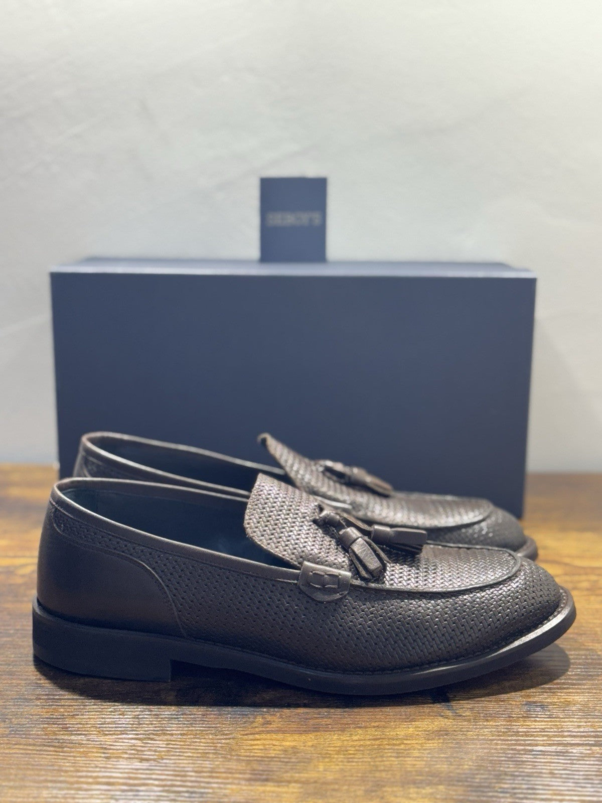 Seboy’s Mocassino Pelle Testa Moro  Extra Light Made In Italy Uomo 43