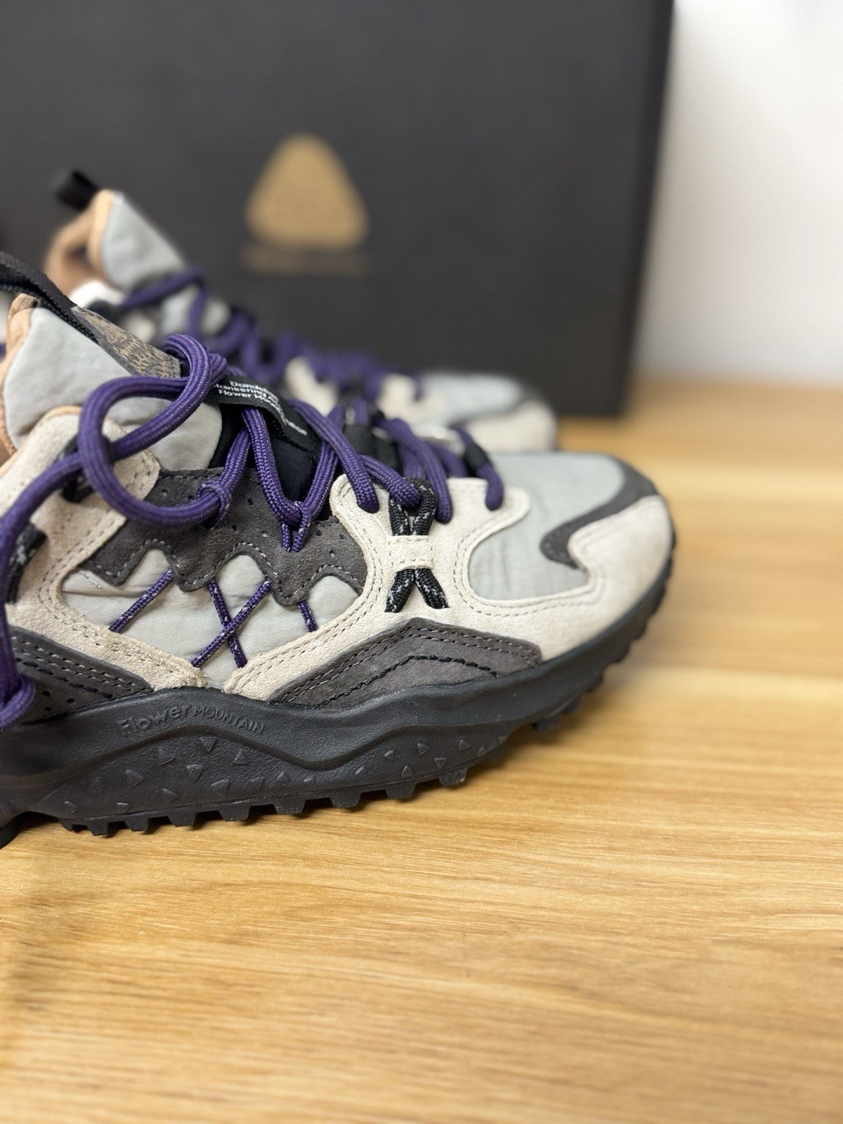 Flower Mountain Yamano 3   Suede Grey     Casual Flower Mountai Donna 36