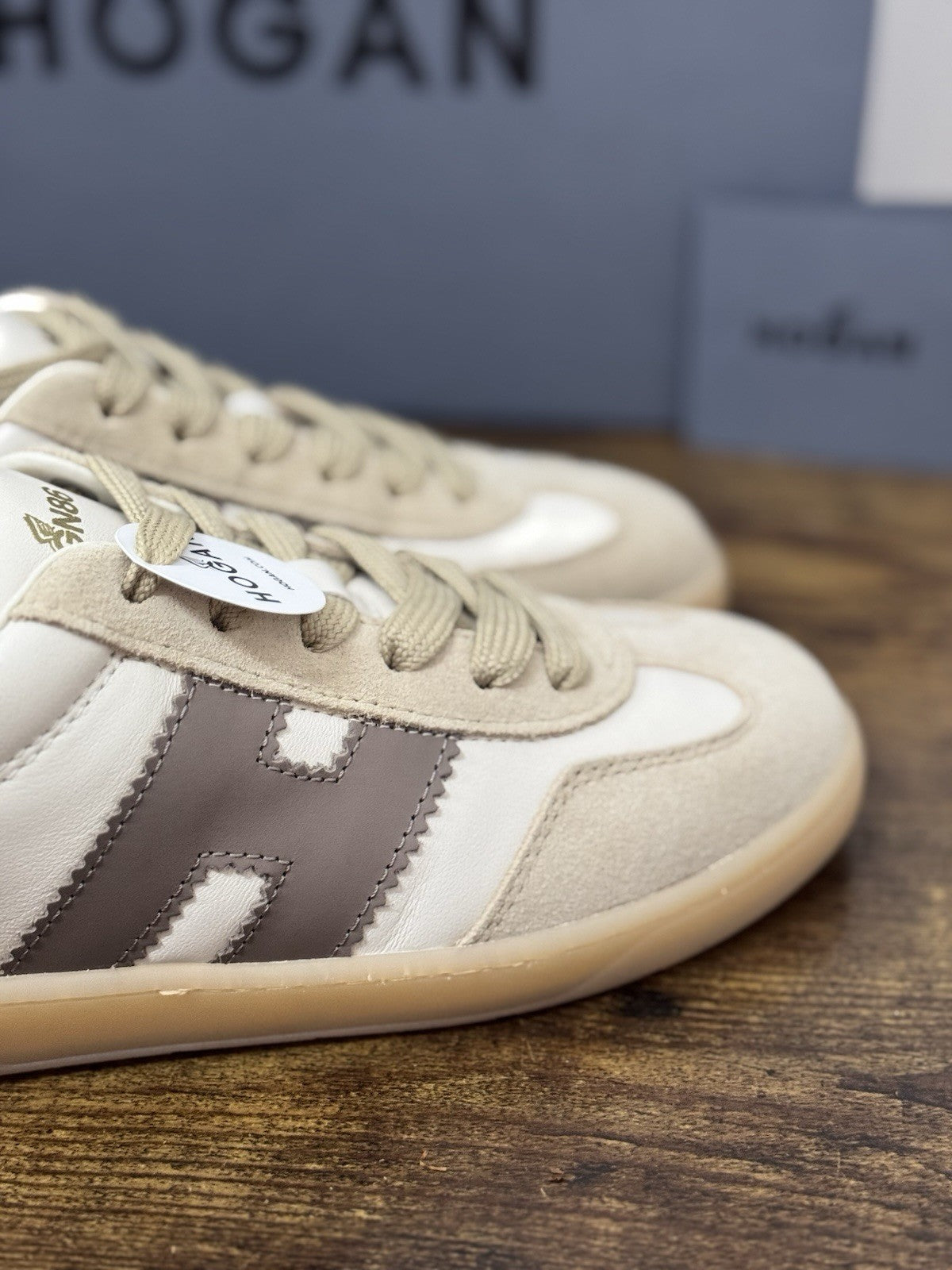Hogan Cool  Sneaker Pelle E  Suede Beige Casual Hogan Donna 37