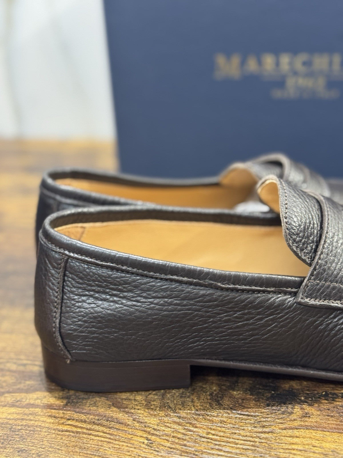 Marechiaro Mocassino Uomo Pelle Cervo Ultra Flexible Casual Uomo 44