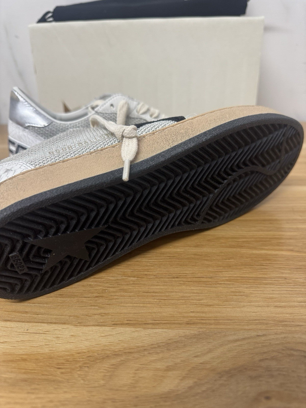 Golden Goose Ball Star Light Silver Black  Luxury Golden Goose Uomo 43