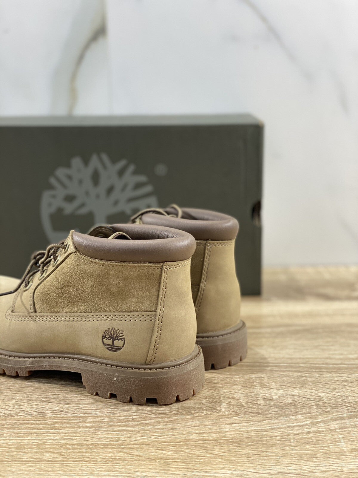 Timberland Nellie Chukka Boot In Nubuck Light Brown Icon Boot 37