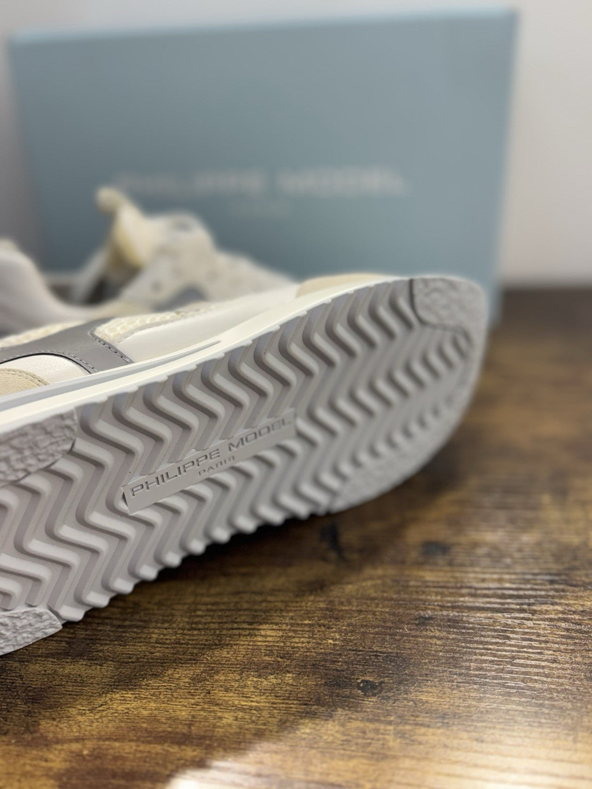 Philippe Model Olympique Low  Sneaker Pelle Bianca      Casual Uomo 45