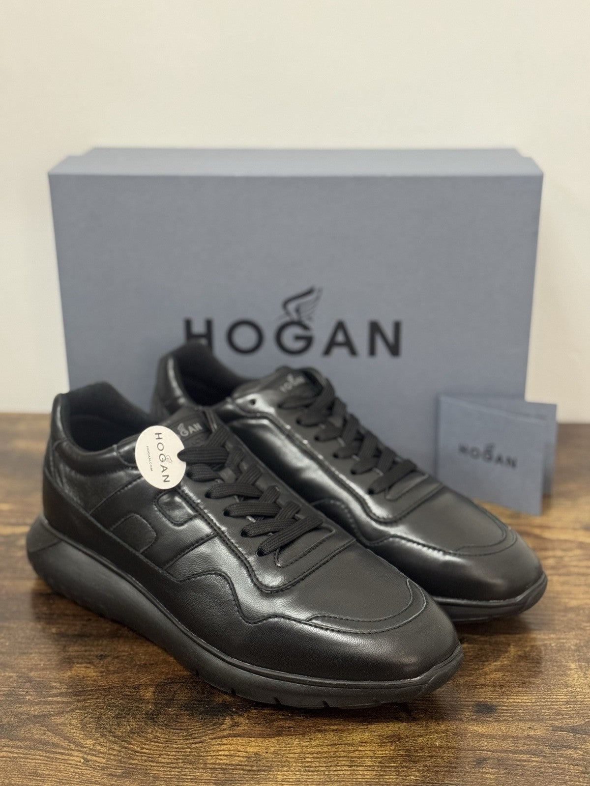 Hogan Interactive 3 Pelle Nera Casual Hogan Uomo 39