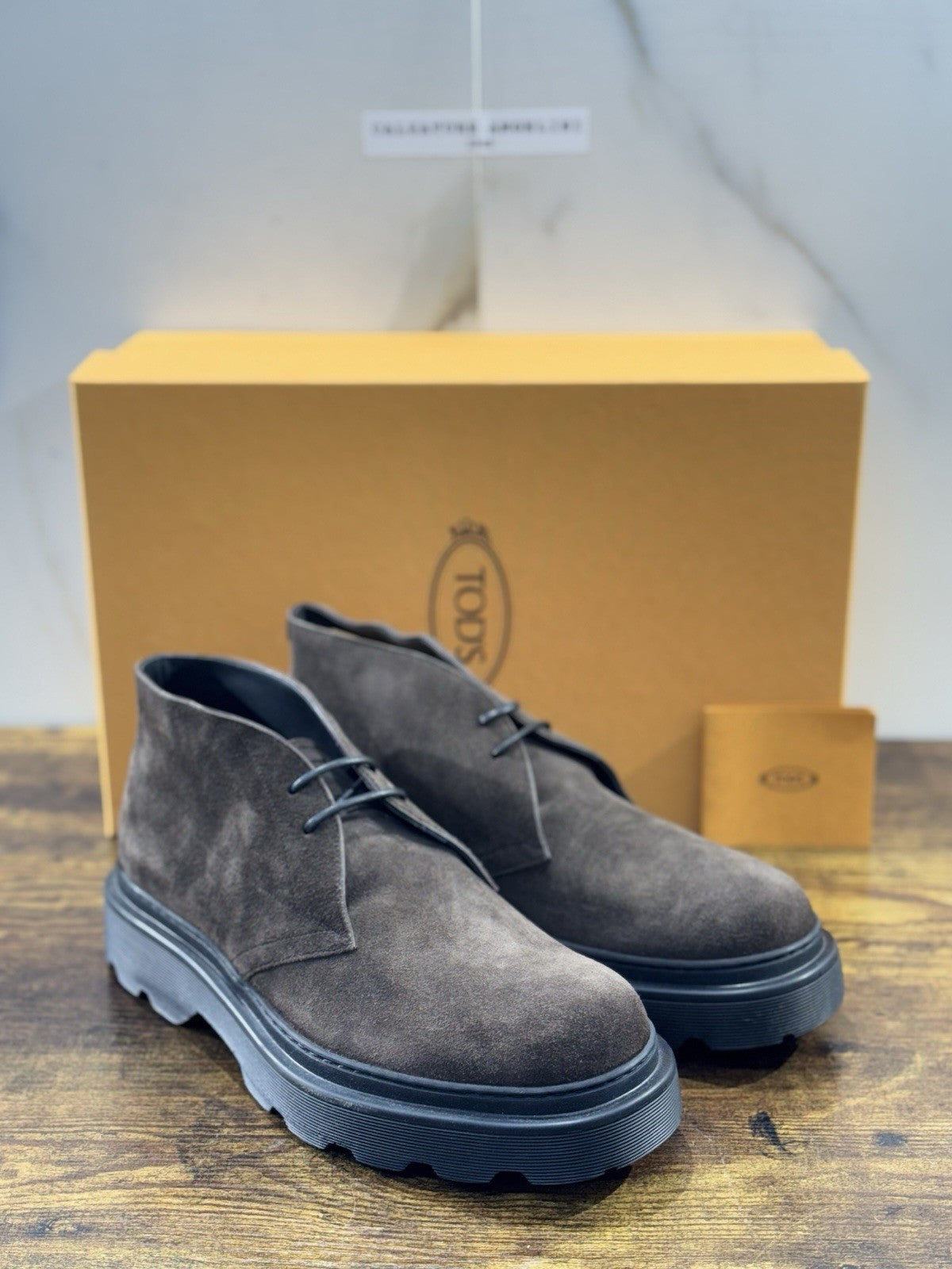 Tod’s Polacco Suede Testa Moro Commando   Extra Light Luxury Tod’s Uomo 42