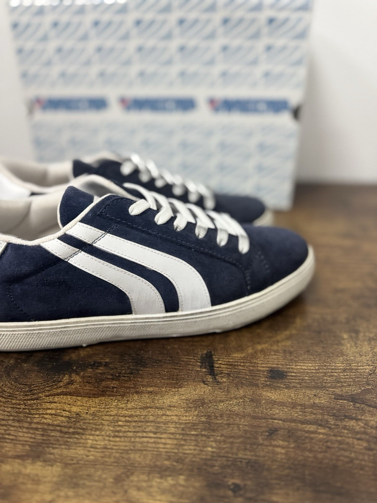 Mecap Sneaker Pelle Suede Blu   Casual 100% Made In Italy Mecap Uomo 41