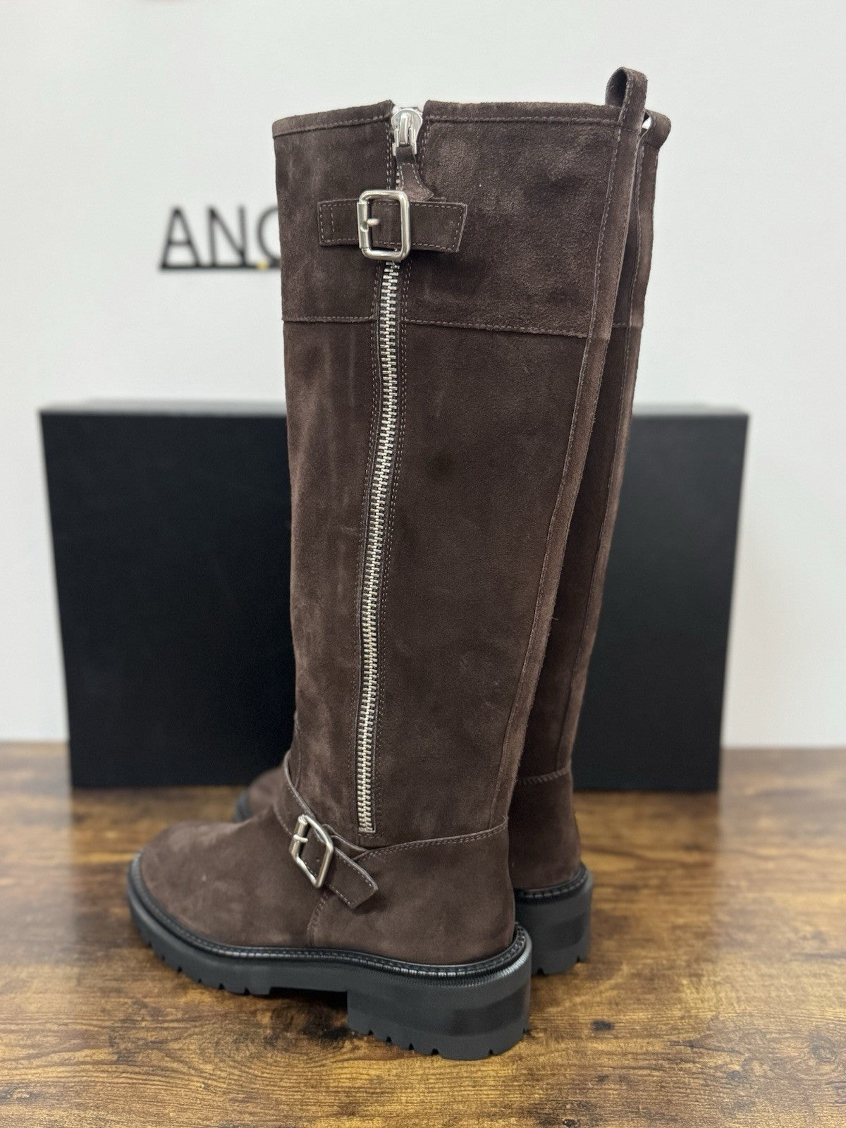 Via roma 15 stivale  donna 4280R  Suede  Testa luxury boot via roma 15 Icon 40