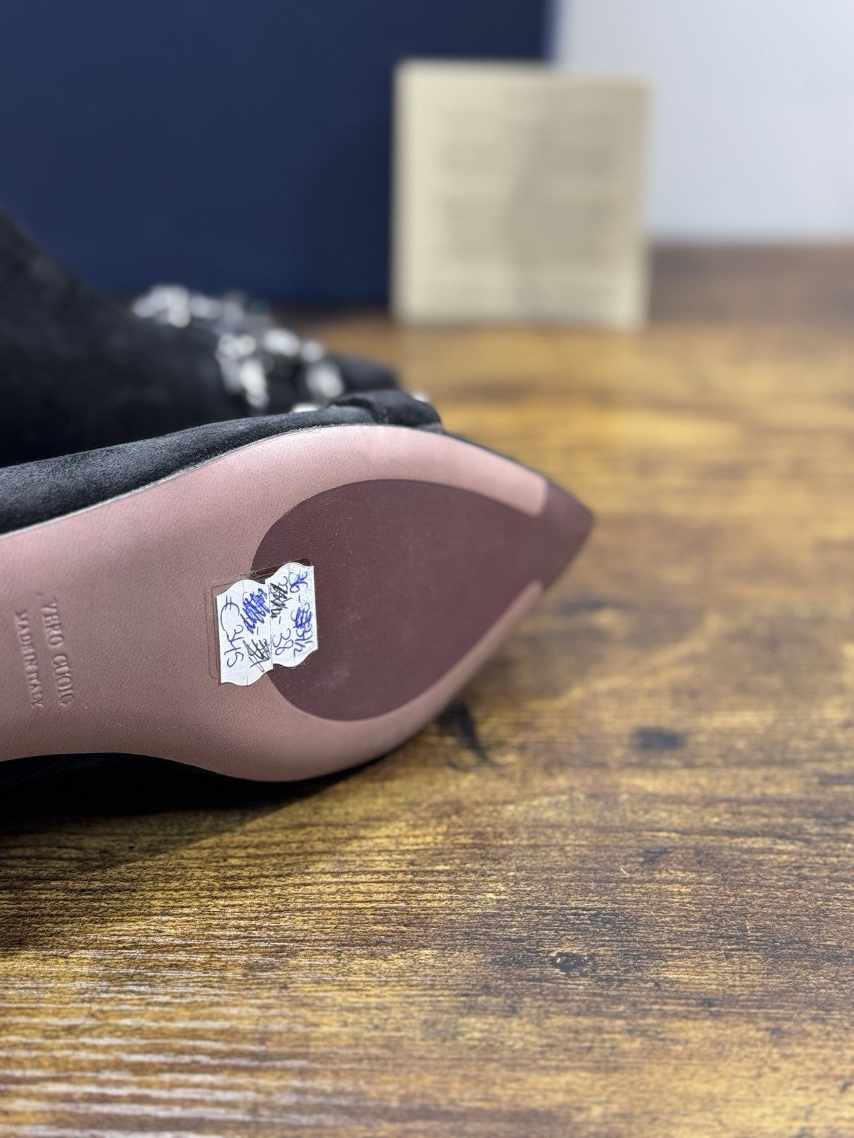 Mara Bini Stivaletto Donna Lavorazione A Sacchetto  Con Tacco Pelle Suede 37.5
