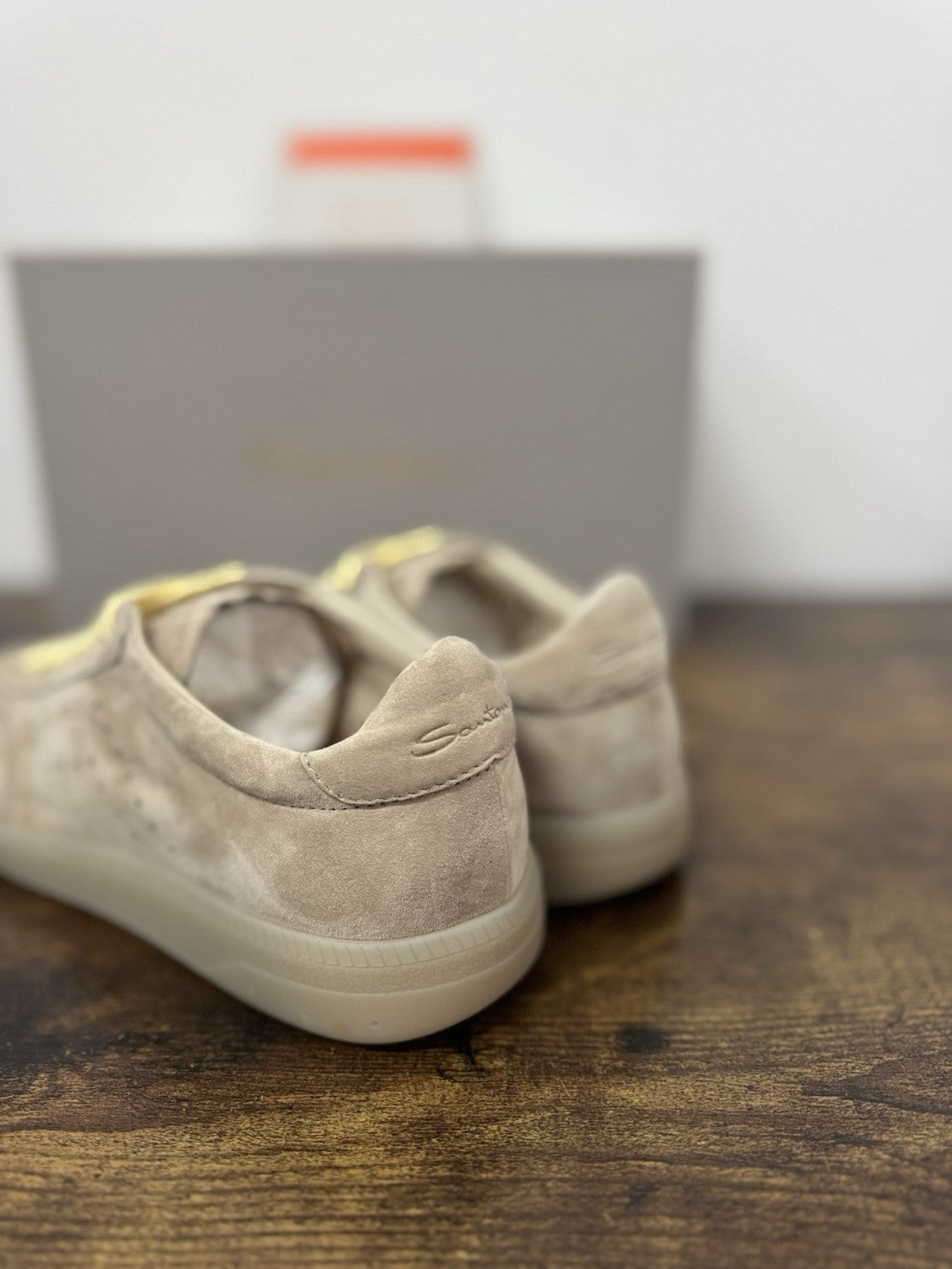 Santoni Sneaker Icon Pelle Beige   Casual Scarpa Santoni 39