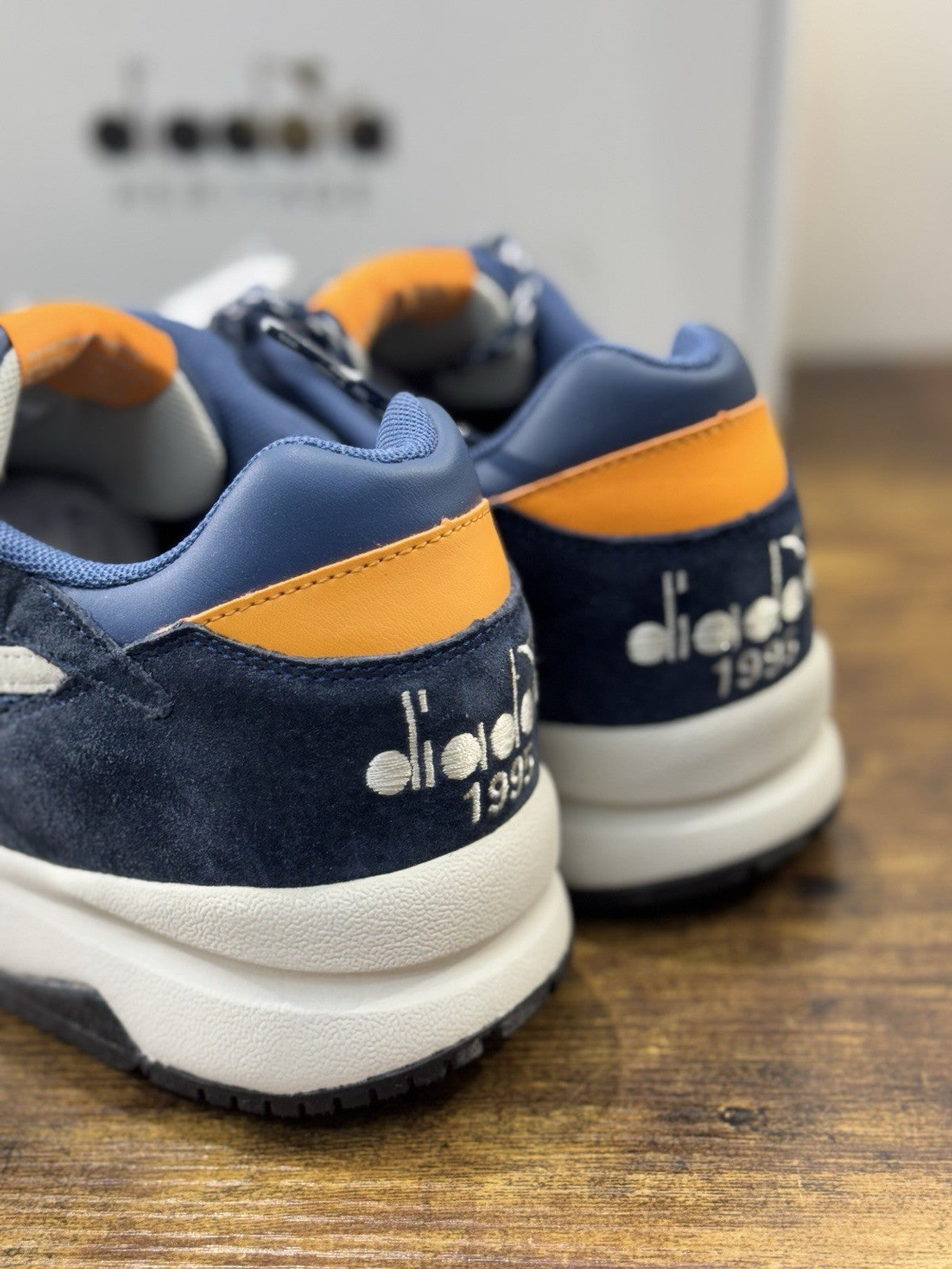 diadora heritage Sneaker Eclipse Premium Made In Italy Suede Blu Uomo 45