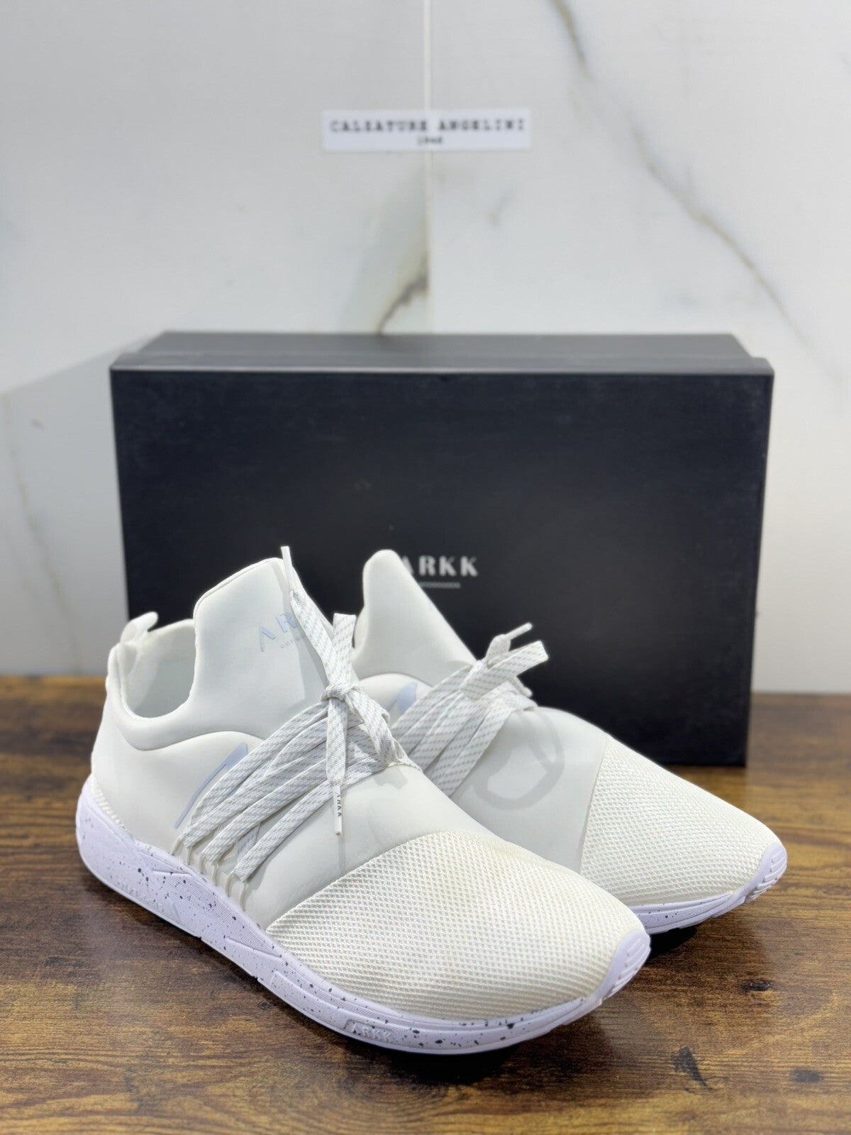 Arkk Copenhagen Sneaker Uomo Bianca  Causal Men Shoes 46