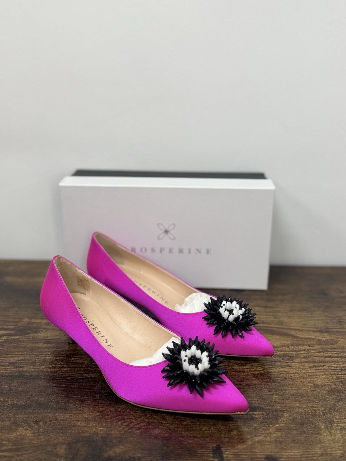 Prosperine Ballerina Décolleté   Raso Fuxia Flat  Scarpa Donna 39.5