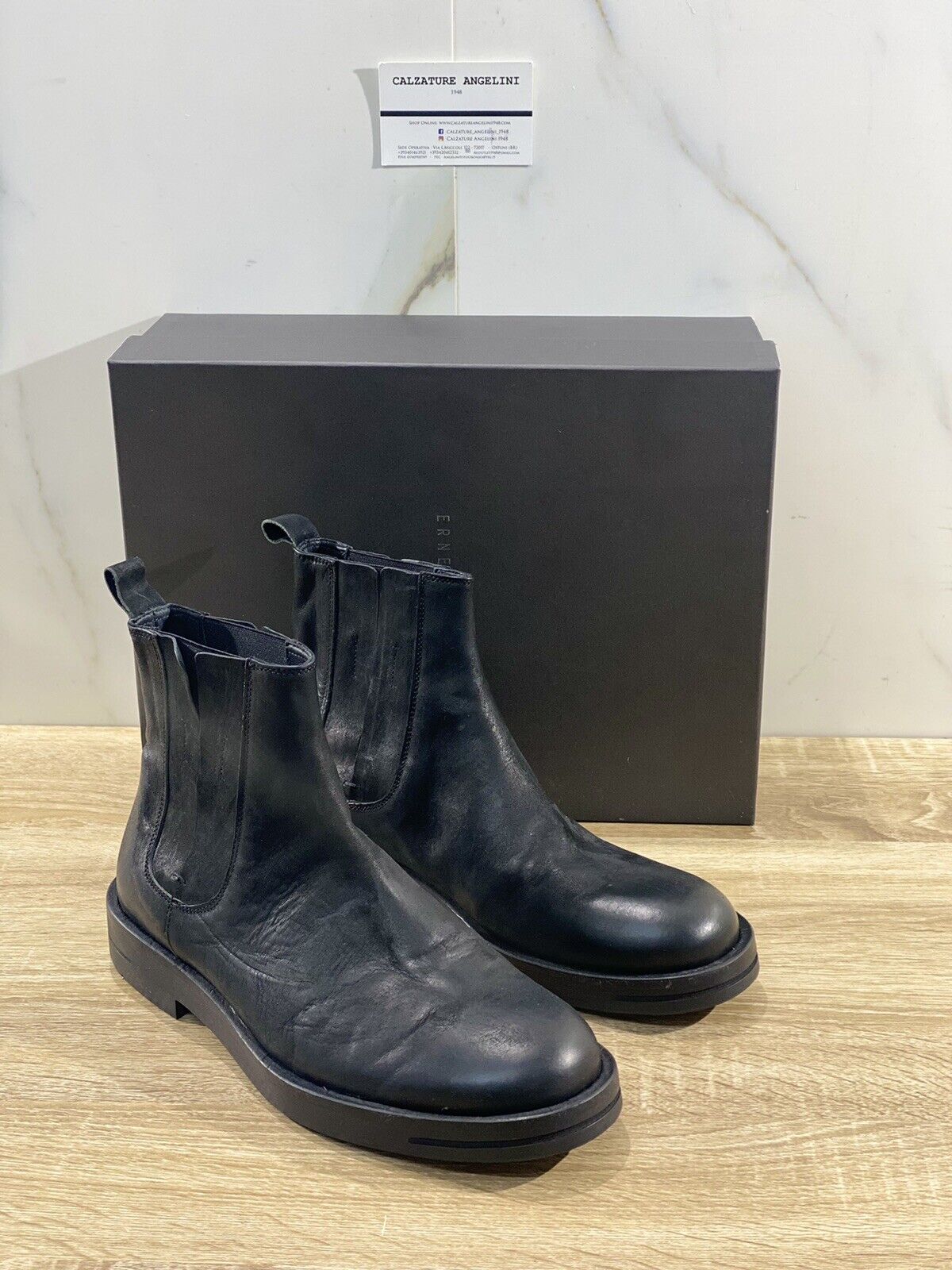 Ernesto Dolani Beatle Uomo Bandolero Nero Luxury Men Boot Dolani 41