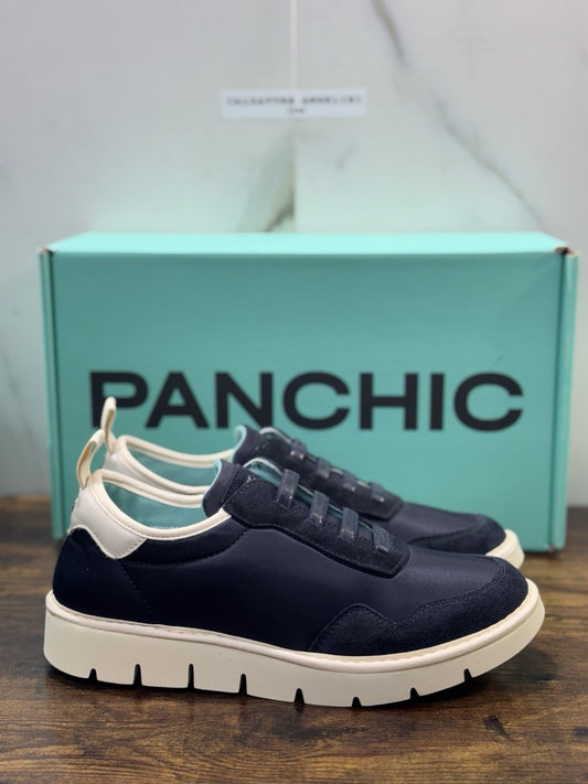 Panchic Slip On Scarpa Suede Nylon Blu Casual Uomo 39