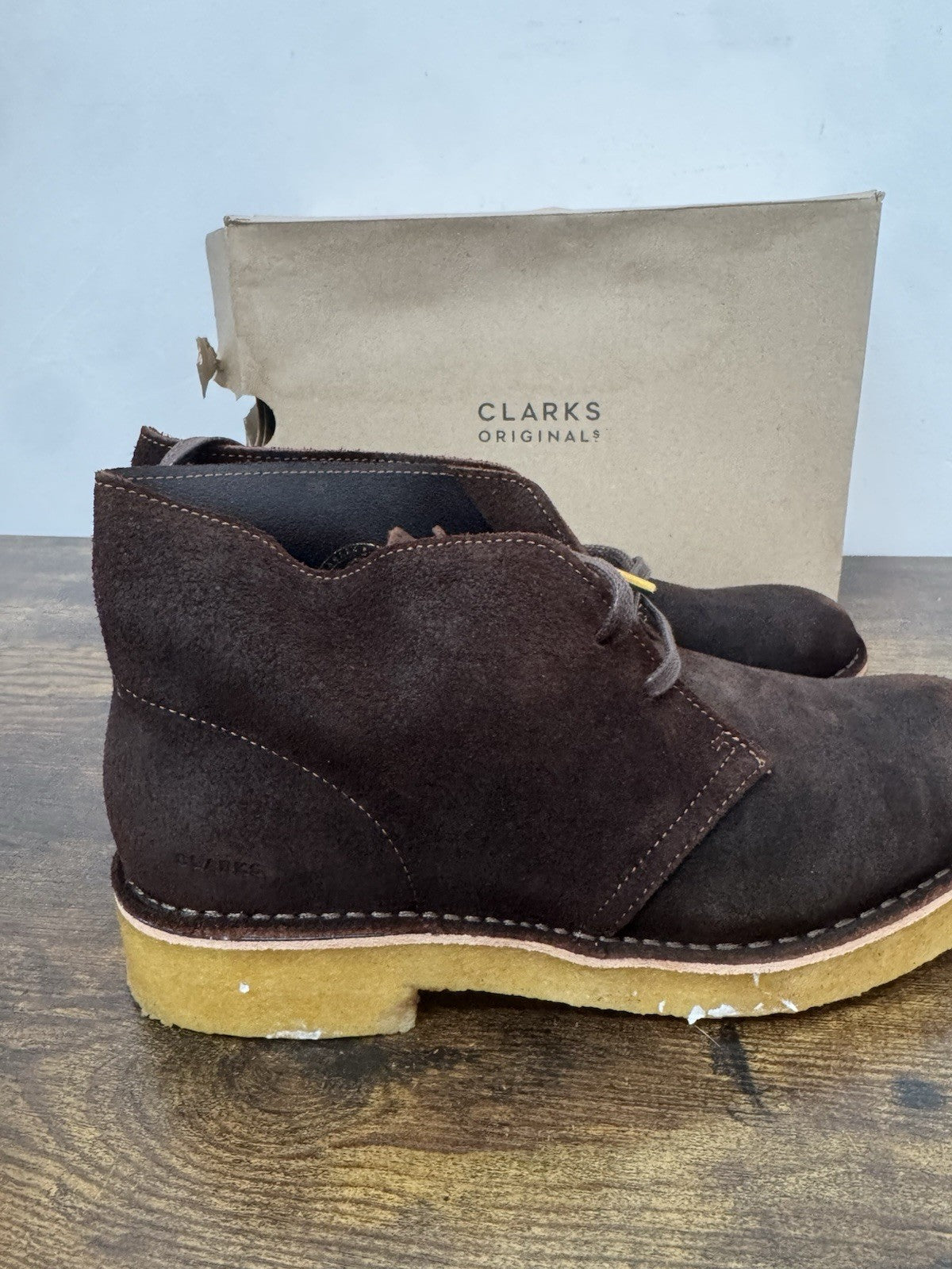 clarks desert boot 221  Suede Dark Tan  Causal Uomo 42