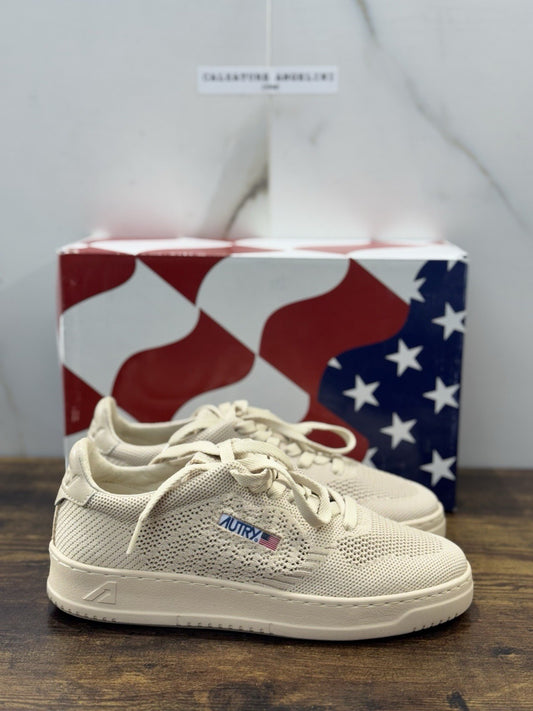 Autry Easyknit Low Sneaker Crema Casual Autry Donna 39