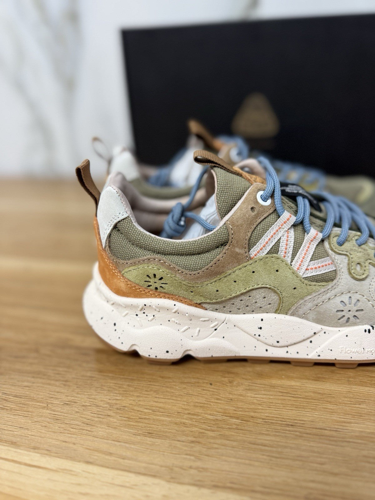 Flower Mountain Yamano 3 Taupe Green Light Casual Sneaker Uomo 44