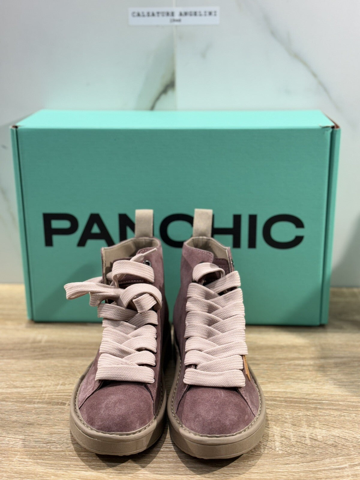 Panchic P01 Ankle Boot Donna  Suede Pink  Causal Boot Men Panchic 40