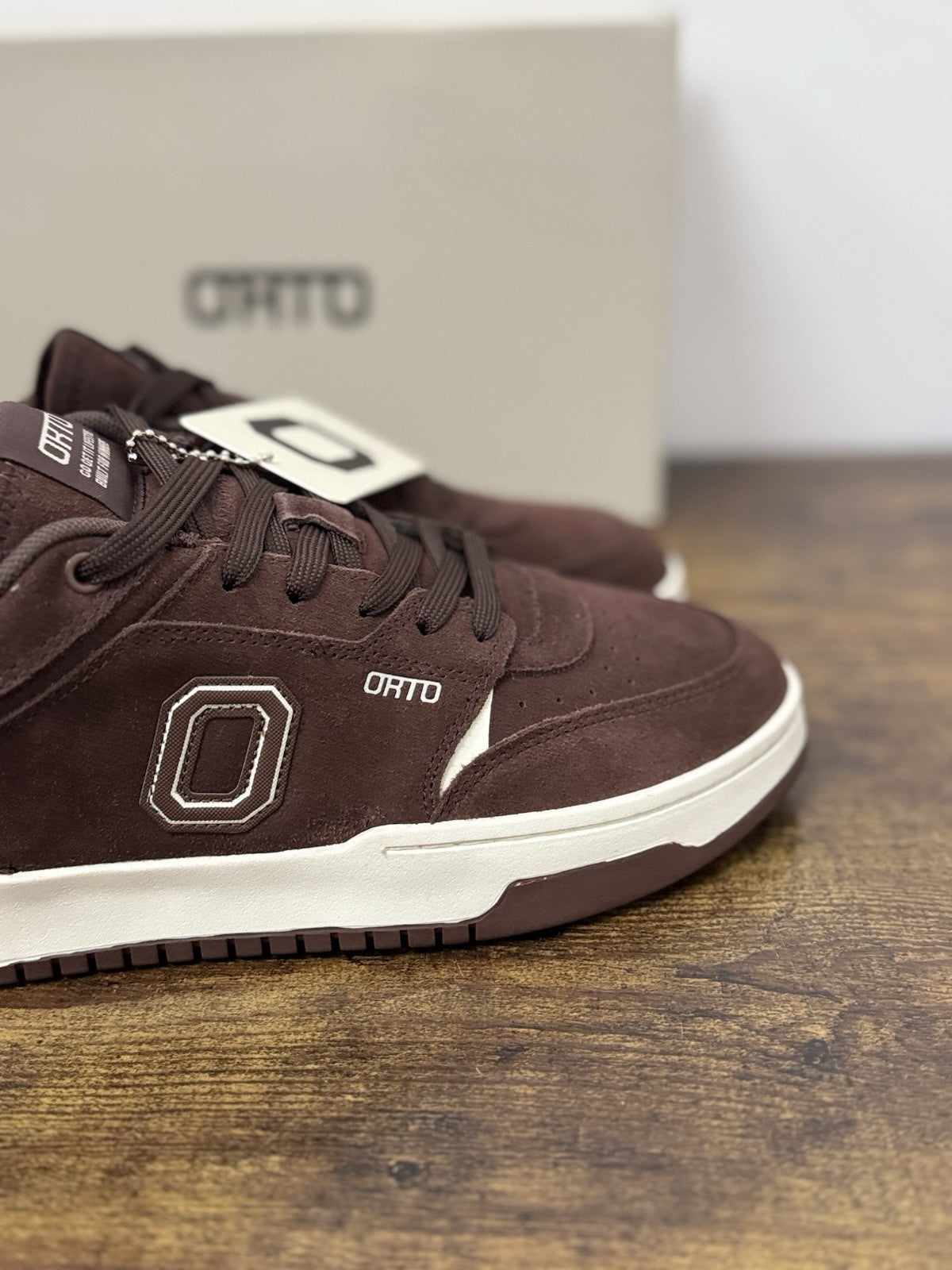 Orto Sneaker Eclipse Suede Marrone Casual Uomo 44