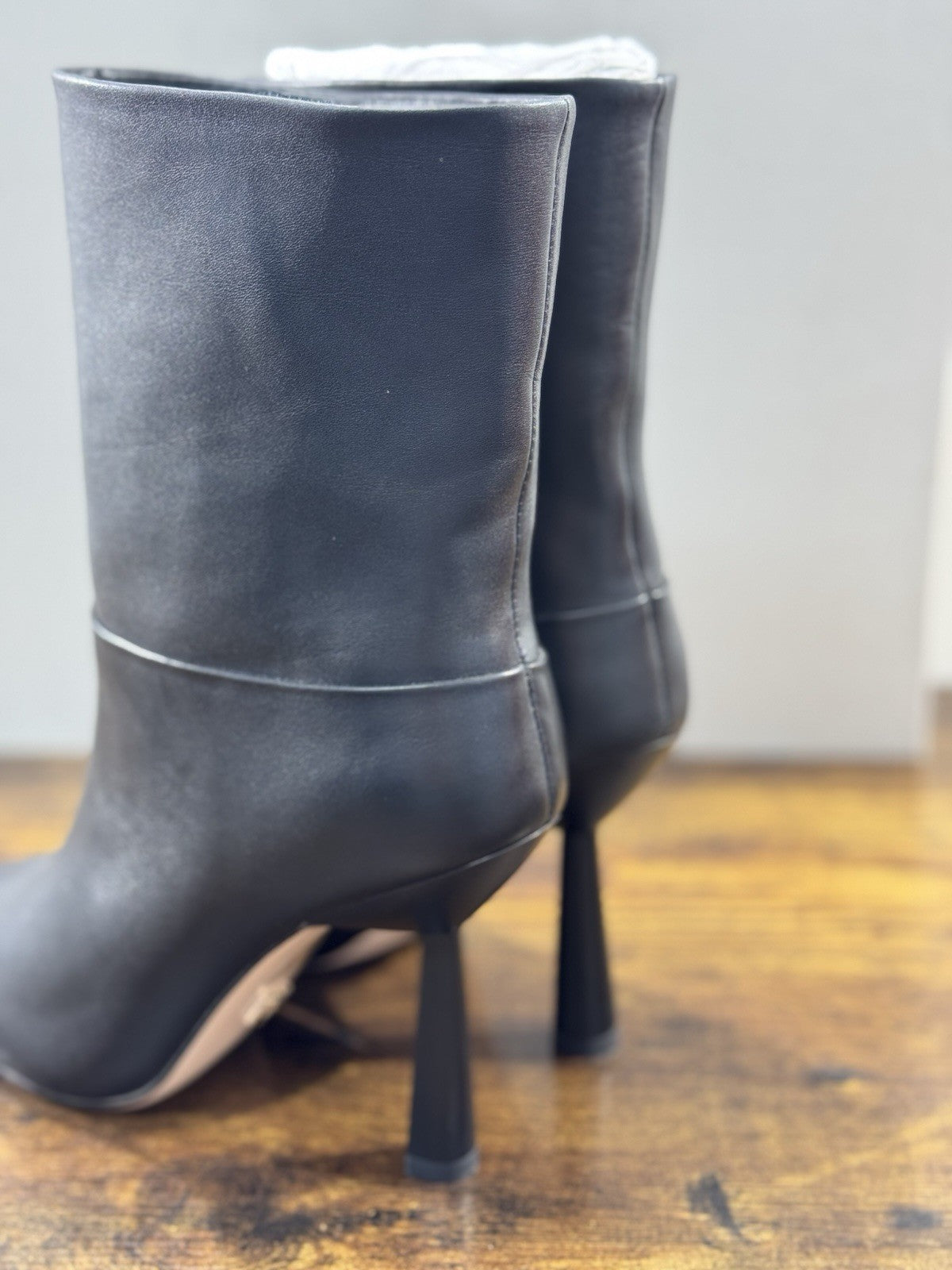 Lola Cruz stivaleletto  Pelle Nero  luxury boot woman 36