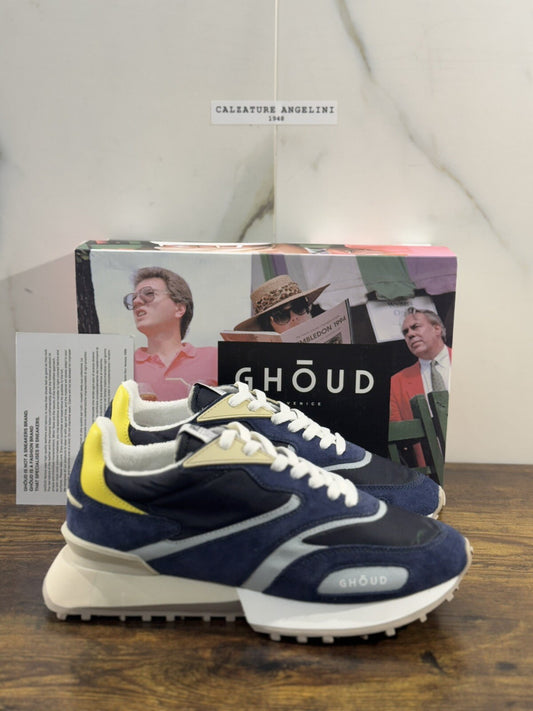 Ghoud Rush Sneaker Uomo Casual Men Sneaker Ghoud Suede Blu 40