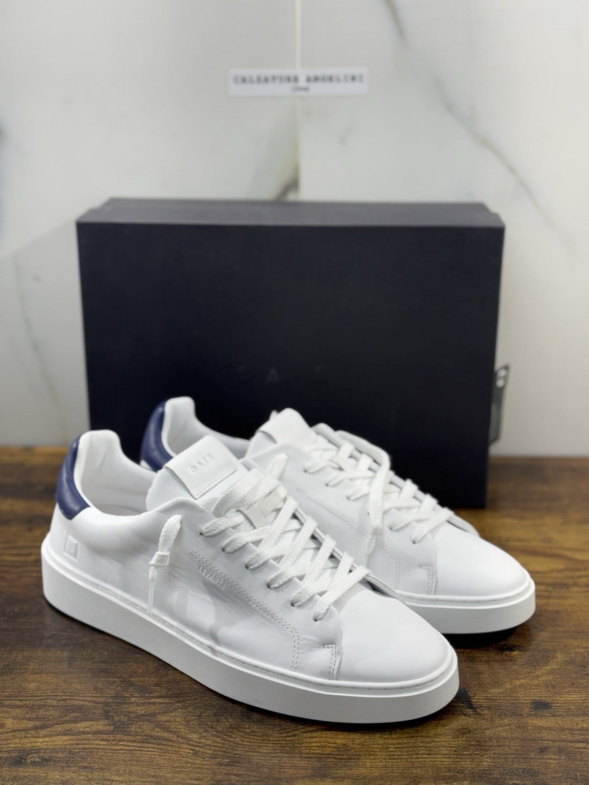 D.A.T.E Levante   sneaker Pelle White  Casual Shoes Uomo 46